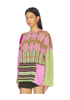 GUIZIO Zuri Sweater in Pink. Size M. Also in S, XS.