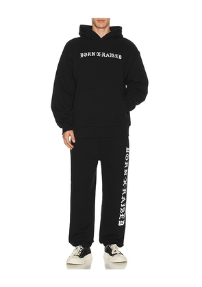 Born x Raised Standard Hoodie in Black. Size M. Also in S, L.