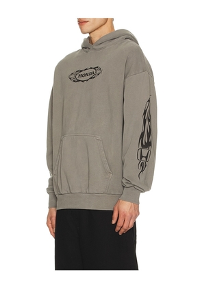 CPTN Apparel Honda Tribe Hoodie in Grey. Size M. Also in S, L, XL/1X.