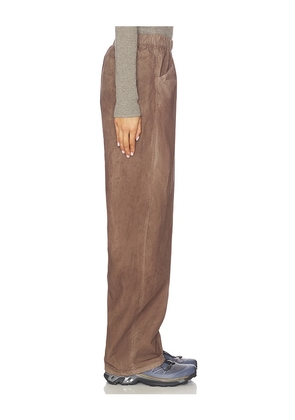 COTTON CITIZEN The Santorini Trouser in Brown. Size S. Also in L, XS.
