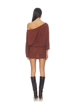 Bella Venice x REVOLVE Izzy Sweater Dress in Brown. Size M. Also in XS, S, L.