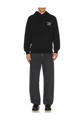 DrÃ´le De Monsieur Dr&ocirc;le De Monsieur Le Hoodie Slogan in Black. Size M. Also in L, S, XL/1X.
