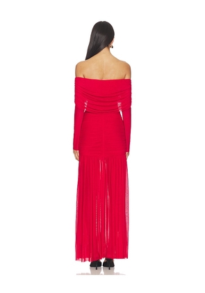 AFRM Emmeline Dress in Red. Size L. Also in S, XXS, XS, M, XL.