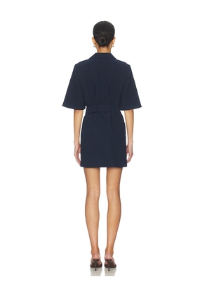 Amanda Uprichard Blake Dress in Navy. Size L. Also in M, S, XL, XS.