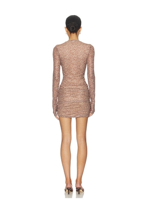 AFRM x REVOLVE Mirza Dress in Brown. Size L. Also in 1X, M.