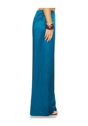 Amanda Uprichard Kordell Pants in Teal. Size L. Also in M, S, XL, XS.