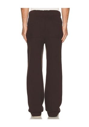 ALLSAINTS Asher Sweatpant in Brown. Size M. Also in S, L, XL/1X.
