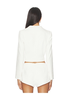 Amanda Uprichard Courtney Jacket in Ivory. Size M. Also in L, S, XL, XS.