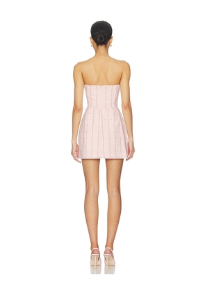 Amanda Uprichard Strapless Bethany Romper in Pink. Size M. Also in L, S, XL, XS.