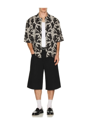ALLSAINTS Motif Shirt in Black. Size M. Also in L.