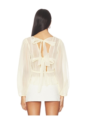 ASTR the Label Amie Top in Lemon. Size M. Also in L, S.