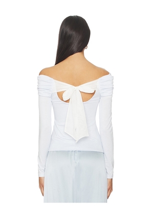 ASTR the Label Margie Top in Baby Blue. Size M. Also in L, S, XS.