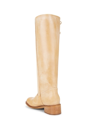 Dico Copenhagen Ann Gaucho Boot With Side Laces in Neutral. Size 38. Also in 37, 39, 40.