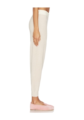 Barefoot Dreams Cozy Chic Ultra Lite Color Block Jogger in Tan. Size M. Also in XS, S, L, XL.
