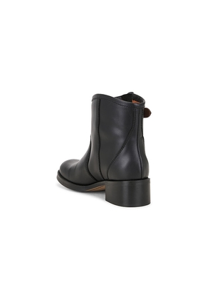 Dico Copenhagen Hunter Buckle Gaucho Boot in Black. Size 38. Also in 37, 39, 40, 41.