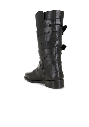 Dico Copenhagen Mia Triple Buckle Boot in Black. Size 38. Also in 36, 39, 41.