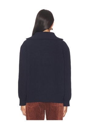 ANINE BING Sammy Sweater in Navy. Size S. Also in XS, M, L.