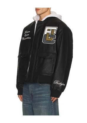 Babylon Forever Babylon Leather Jacket in Black. Size M. Also in S, L, XL/1X.