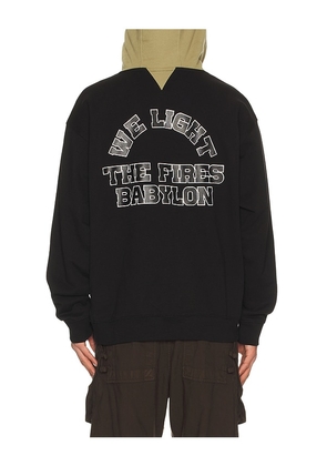 Babylon Afterhood Sweatshirt in Black. Size M. Also in S, L, XL/1X.
