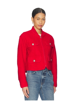 BLANKNYC Jacket in Red. Size M. Also in XS, S, L.