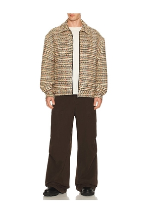 Diet Starts Monday Tweed Jacket in Brown. Size M. Also in XL/1X.