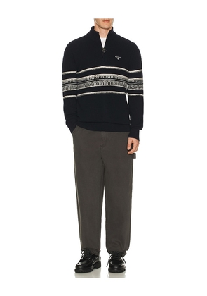 Barbour Kepwick Half Zip Jumper in Navy. Size XL/1X. Also in L.