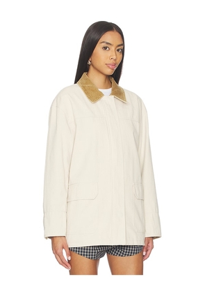 Elodie the Label Cyrus Barn Jacket in Beige. Size M. Also in L, S, XL, XS.