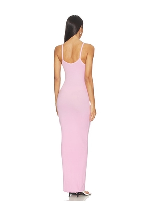 COTTON CITIZEN The Verona Spaghetti Maxi Dress in Pink. Size M. Also in XS, S, L.