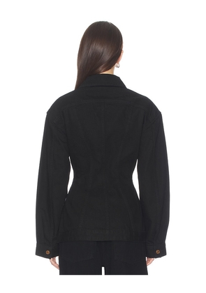 AGOLDE Myra Jacket in Black. Size M. Also in XS, S.