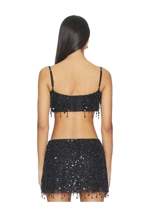 ASTA RESORT Yasmin Bralette Top in Black. Size L. Also in M.