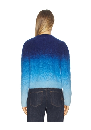 Casablanca Gradient Orchid Sweater in Blue. Size S. Also in XS, M.
