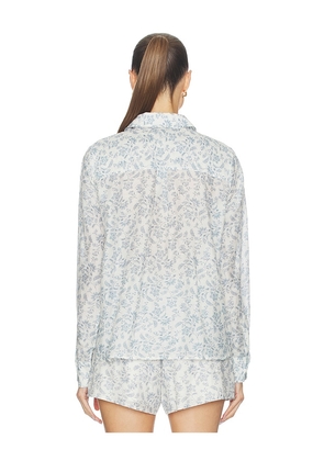CAMI NYC Rafella Top in Blue,White. Size M. Also in XS, L, XL.
