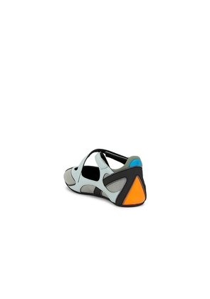 THE ATTICO Floor01 Ballerina Flat in Turquoise. Size 37. Also in 36, 36.5, 37.5, 38, 38.5, 39, 39.5, 40, 41.