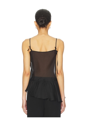Aya Muse Olyra Top in Black. Size M. Also in XXS, XS, S, L.