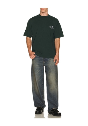 Cole Buxton International T-Shirt in Dark Green. Size M. Also in S, L, XL/1X.