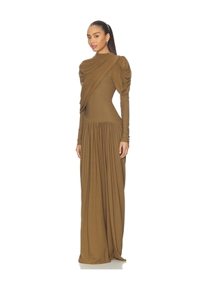 Deme by Gabriella Dress in Brown. Size M. Also in XS, XL.