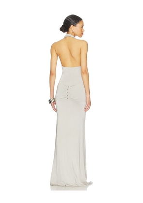 Aya Muse Sereno Dress in Grey. Size M. Also in XS, S, L.