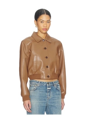Citizens of Humanity Lola Bomber Jacket in Beige. Size M. Also in S, L, XL.