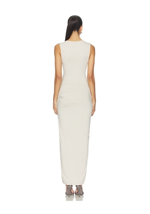 Entire Studios Drape Dress in Light Grey. Size M. Also in XS, S, L.
