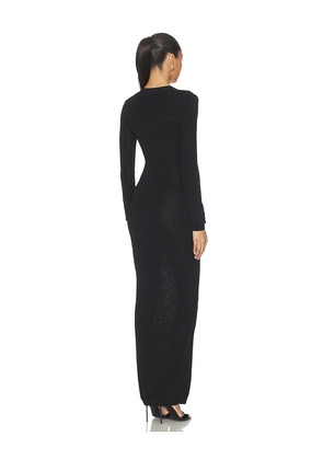 Entire Studios V Neck Dress in Black. Size M. Also in S, XS.