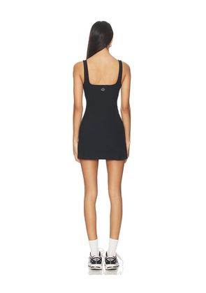 Beyond Yoga Spacedye Court Appeal Mini Dress in Black. Size S. Also in XS, L.