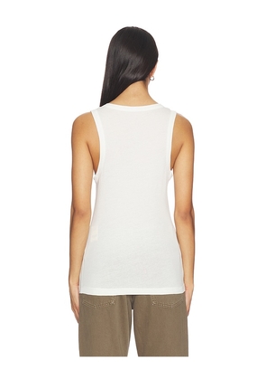 Entire Studios Sheer Tank in White. Size M. Also in XS, S, L, XL.
