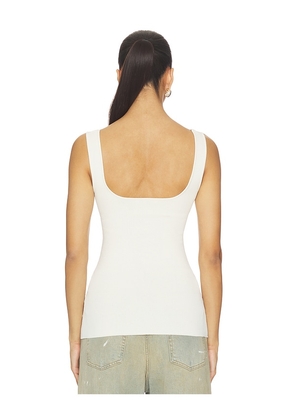 Entire Studios Squared Neck Top in Ivory. Size M. Also in XS, S, L.