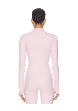 Astoria Half Zip Jacket in Blush. Size M. Also in S, XS, XL.