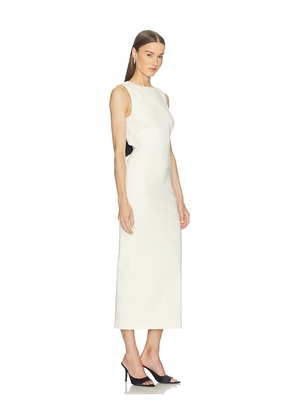 Camila Coelho Lya Dress in Ivory,Black. Size L. Also in XS, XXS, S, M, XL.