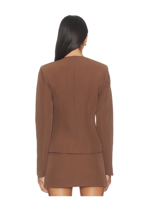 ALL THE WAYS Jubilee Blazer in Brown. Size M. Also in XXS, XS, S.