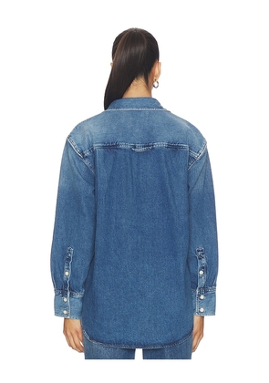 Citizens of Humanity Carter Shirt in Blue. Size M. Also in XS, S, L.