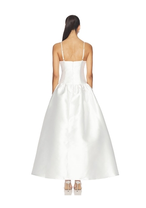 ELLIATT Tula Gown in White. Size M. Also in L, S, XS.