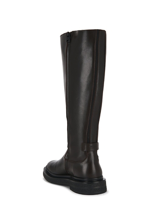 ALLSAINTS Escher Rider Boot in Chocolate. Size 7. Also in 10, 8, 9.