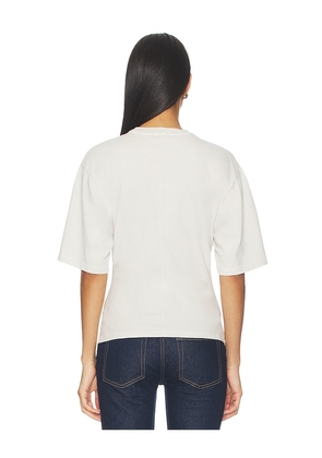 AGOLDE Storey Tee Shirt in Beige. Size M. Also in XS, S.